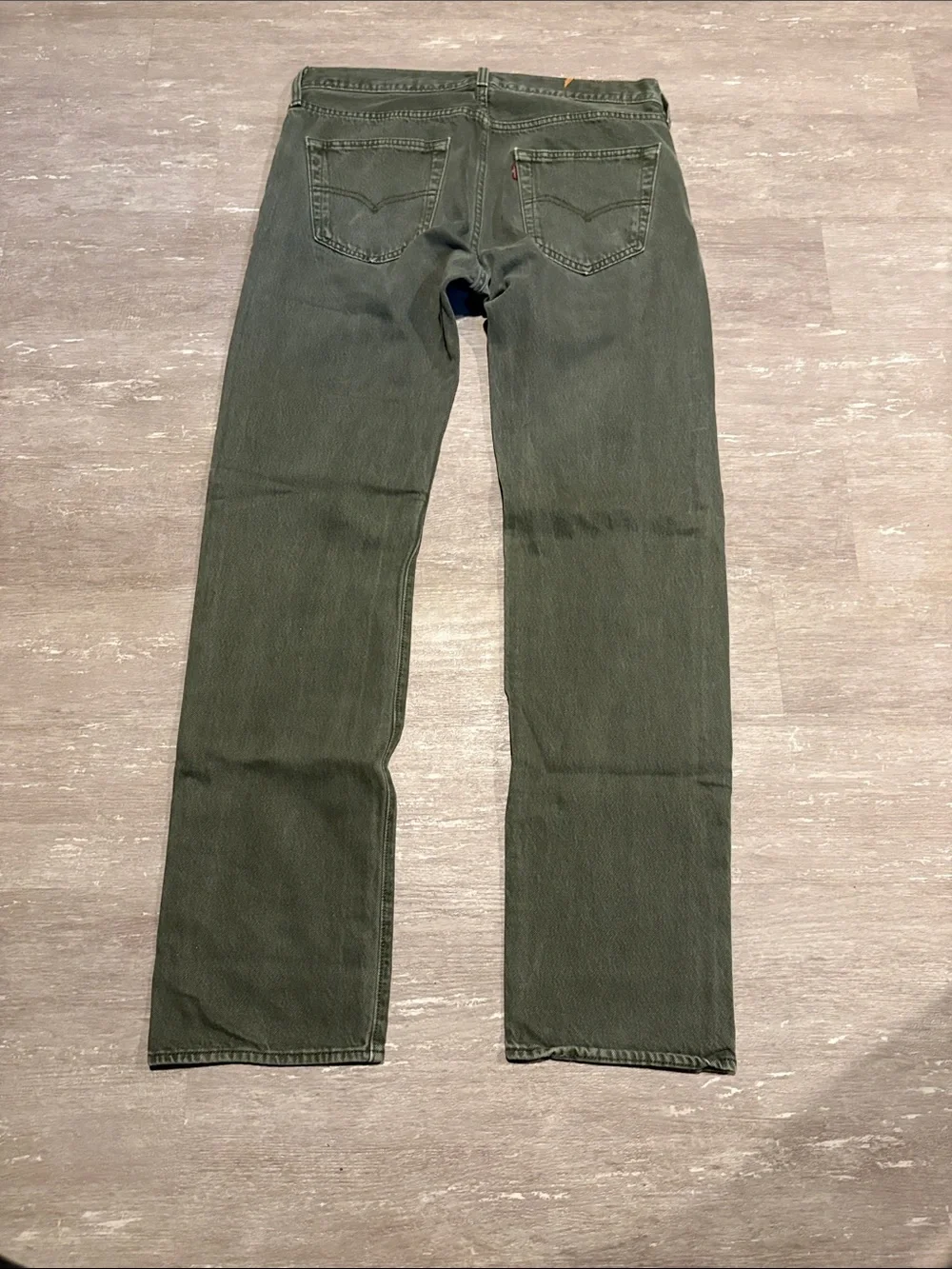 Levi's Men's Olive Straight Jeans